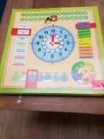 Leer klok ,/ kalender,klok nog in doos !!!, Kinderen en Baby's, Speelgoed | Educatief en Creatief, Gebruikt, Ophalen of Verzenden