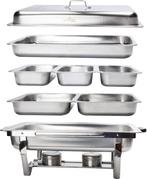 chafing dish chrome 6 bakken, Niet ingevuld, Niet ingevuld, Niet ingevuld
