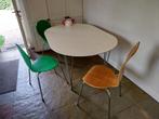 Keukentafel + 3 stoelen, Ophalen, Gebruikt, Design, Minder dan 4 stoelen