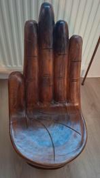 Unieke Houten Handstoel, Ophalen