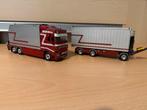 Volvo en Scania G en J van Leeuwen, Hobby en Vrije tijd, Modelauto's | 1:50, Ophalen of Verzenden, Zo goed als nieuw, Bus of Vrachtwagen