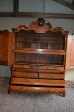 Prachtig antiek Hollands eiken houten biedermeier kabinet., Antiek en Kunst, Verzenden