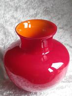 Murano Carlo Moretti Vaas / Red-Orange, Ophalen