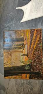 Schilderij hamersveld 1984, Antiek en Kunst, Ophalen of Verzenden