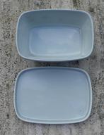 Figgjo Flint Norway Servies F555 Lichtgrijs met Bruin randje, Ophalen of Verzenden, Zo goed als nieuw, Bord(en), Wedgwood