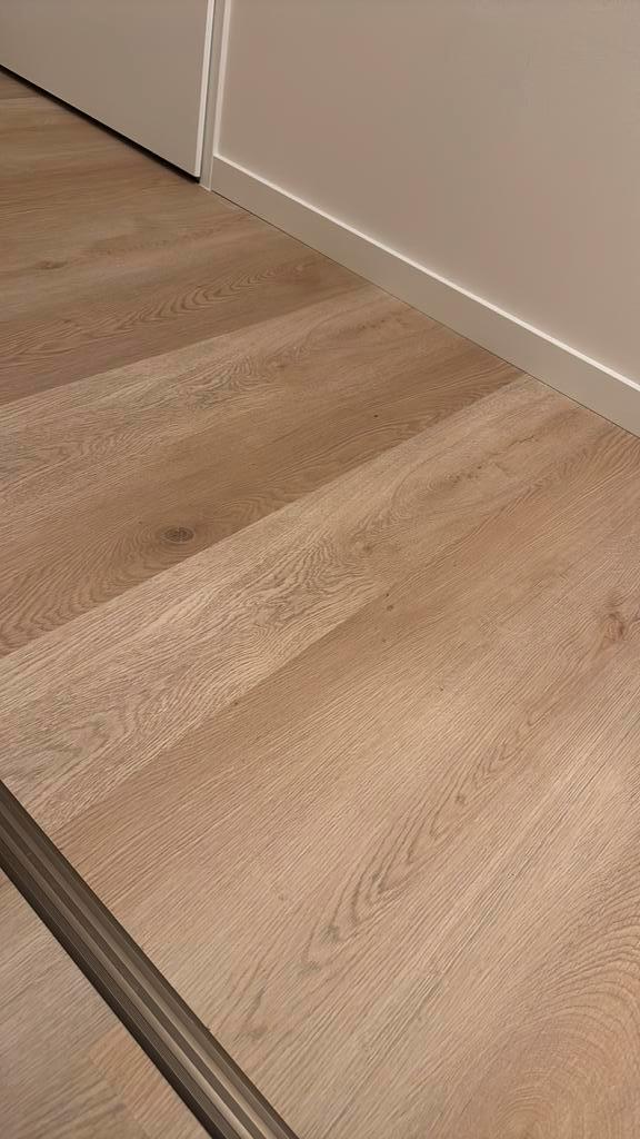 Gamma pvc basic lichtbruin eiken rechte stroken, Doe-het-zelf en Verbouw, Vloerdelen en Plavuizen, Nieuw, Laminaat, Kunststof