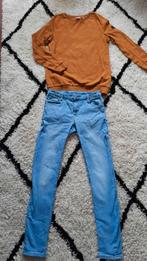 Draagmaat 170: leuke trui Name-it en broek Blue Ridge Skinny, Kinderen en Baby's, Kinderkleding | Maat 170, Jongen, WE, Gebruikt