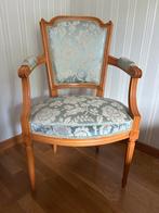 Antieke louis quatorze met lichtblauwe bekleding, Ophalen, Gebruikt, Blauw, Eén