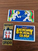 1999 Vintage Stickers - Gispa, Schermen, Broadway, Ophalen of Verzenden, Gebruikt, Meerdere stickers