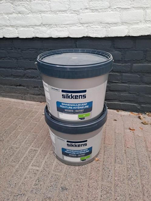 Sikkens binnenmuurverf - Mushroom no. 287 (2x5L), Doe-het-zelf en Verbouw, Verf, Beits en Lak, Nieuw, Verf, 5 tot 10 liter, Overige kleuren