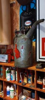 Esso oliekan mengsmering benzinepomp motor olie reclamebord, Ophalen