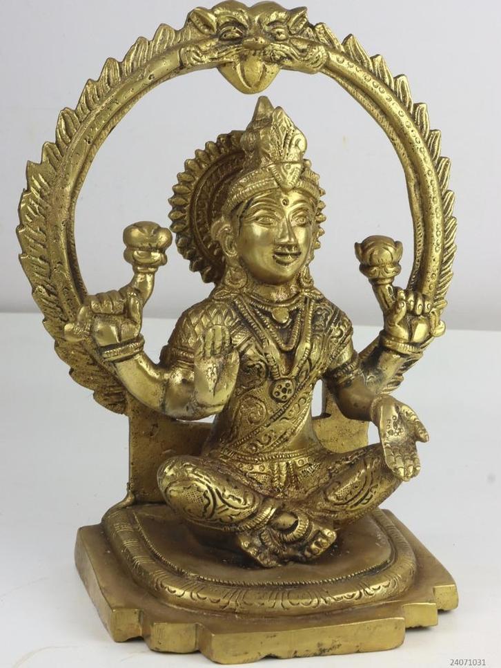 Beeld, mooi standbeeld Shri Laxmi ,, Antiek en Kunst, Kunst | Niet-Westerse kunst, Ophalen