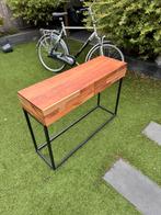 Sidetable - mango hout!, 100 tot 150 cm, Ophalen of Verzenden, Zo goed als nieuw, 25 tot 50 cm