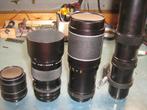 4  lenzen, Ophalen of Verzenden, Gebruikt, Telelens, Zoom