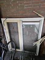 Hardhouten raamkozijn 120x140cm met dubbel glas, Ophalen, Hout, Raamkozijn