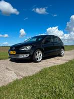 Volkswagen Polo 1.2 TSI 77KW 2010 Zwart, Auto's, Voorwielaandrijving, Stof, Zwart, Zwart