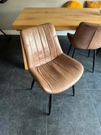 Eetkamerstoelen 3 stuks!, Huis en Inrichting, Stoelen, Ophalen, Gebruikt, Leer, Drie