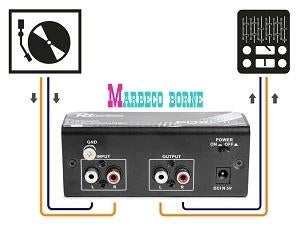 Voorversterker voor Platenspeler, Phono Pickup USB PDX010, Overige merken, Info@marbeco.nl, Platenspeler-onderdeel, Power Dynamics