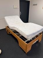 Verstelbaar bed, behandel bed, Ophalen, 90 cm, Eenpersoons, Wit