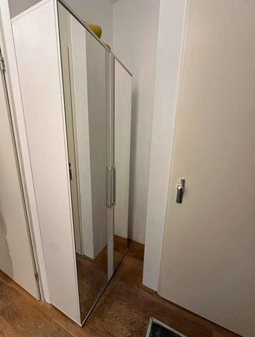 Luxe schoenenkast met glazen deuren - 195x80x34cm beschikbaar voor biedingen