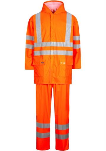 Vlamvertragende fluor Regenpak  L of XXL beschikbaar voor biedingen
