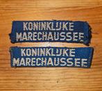 Set naamlinten Koninklijke Marechaussee, Ophalen of Verzenden, Marechaussee, Nederland, Embleem of Badge