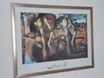 Dali poster incl. mooie lijst  "Metamorphosis of Narcissus"., Ophalen, Met lijst, Zo goed als nieuw, A1 t/m A3