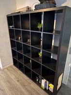IKEA KALLAX 5x5 - zwart- 2 stuks voor €150 / 1 voor €75, Huis en Inrichting, Ophalen, 150 tot 200 cm, Zo goed als nieuw, Modern
