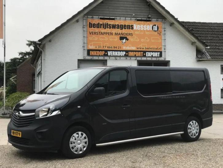 Opel Vivaro 1.6 CDTI 88 kW L2H1 Dubbel Cabine (bj 2015), Auto's, Bestelauto's, Bedrijf, Te koop, ABS, Airconditioning, Bluetooth