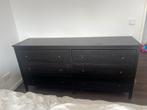 Zwarte IKEA Ladekast - 6 Lades, Ophalen, Gebruikt, 5 laden of meer, 150 tot 200 cm