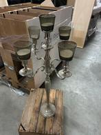 Kandelaar 5arm zilver 88cm hoog 8stuks, Ophalen, Gebruikt, Overige kleuren, Kandelaar