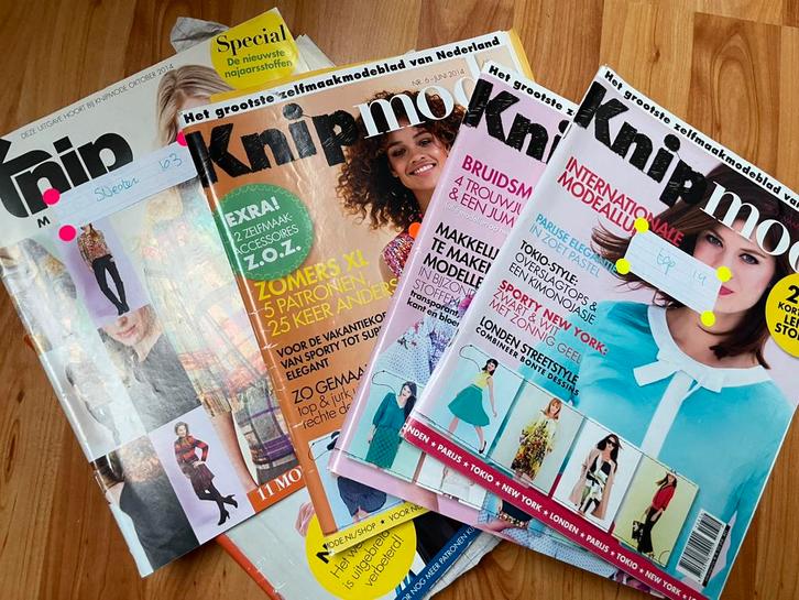 Knip 2014, Hobby en Vrije tijd, Kledingpatronen, Zo goed als nieuw, Vrouw, Knipmode, Verzenden