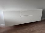 Ikea Besta zwevend dressoir wit. Veel opbergruimte!, Huis en Inrichting, Ophalen, 150 tot 200 cm, Zo goed als nieuw, 25 tot 50 cm