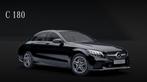 Mercedes C180 AMG Line • 2020 • Trekhaak • 95.440 km •Zwart, Automaat, Zwart, 1375 kg, Particulier