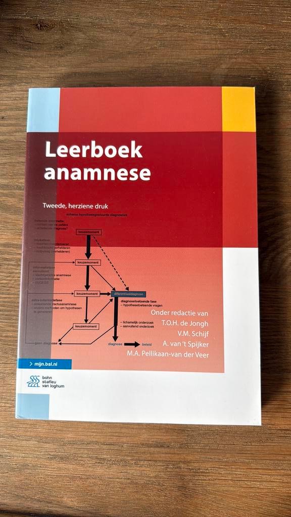 T.O.H. de Jongh - Leerboek anamnese, Boeken, Wetenschap, Nieuw, Ophalen