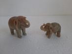 STENEN OLIFANTJES – 2 STUKS, Ophalen of Verzenden, Zo goed als nieuw, Dier