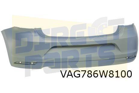 Volkswagen Polo VII (6/14-7/17) Achterbumper (GRU) (met gat, Auto-onderdelen, Carrosserie en Plaatwerk, Bumper, Volkswagen, Achter