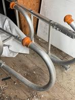 Layher nock ladder , 2 haken en 3 verlngstukken, Ophalen