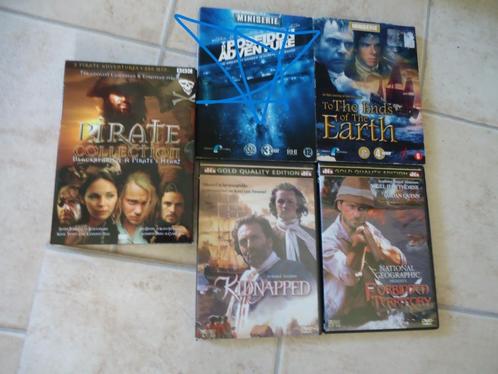 actie - avontuur - miniseries - dvd pakket - 5x spanning, Cd's en Dvd's, Dvd's | Avontuur, Gebruikt, Boxset, Ophalen of Verzenden