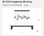 Moderne grijze hanglamp van By Eve 9 lampen, Huis en Inrichting, Ophalen, Zo goed als nieuw, Glas, 75 cm of meer