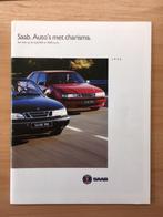 Autofolder/brochure Saab Auto's met charisma 1995 36 blz  NL, Ophalen of Verzenden, Zo goed als nieuw