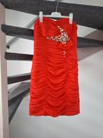 Elegante rode cocktailjurk maat 36-38, Ophalen of Verzenden, Maat 36 (S), Boven de knie, Rood
