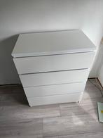 Witte Ladekast met 4 Laden, Huis en Inrichting, Ophalen, Kunststof, Gebruikt, 50 tot 100 cm