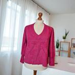 RINO & PELLE fuchsiaroze fluffy trui maat XXL travelstof, Verzenden, Maat 46/48 (XL) of groter, Nieuw, Roze