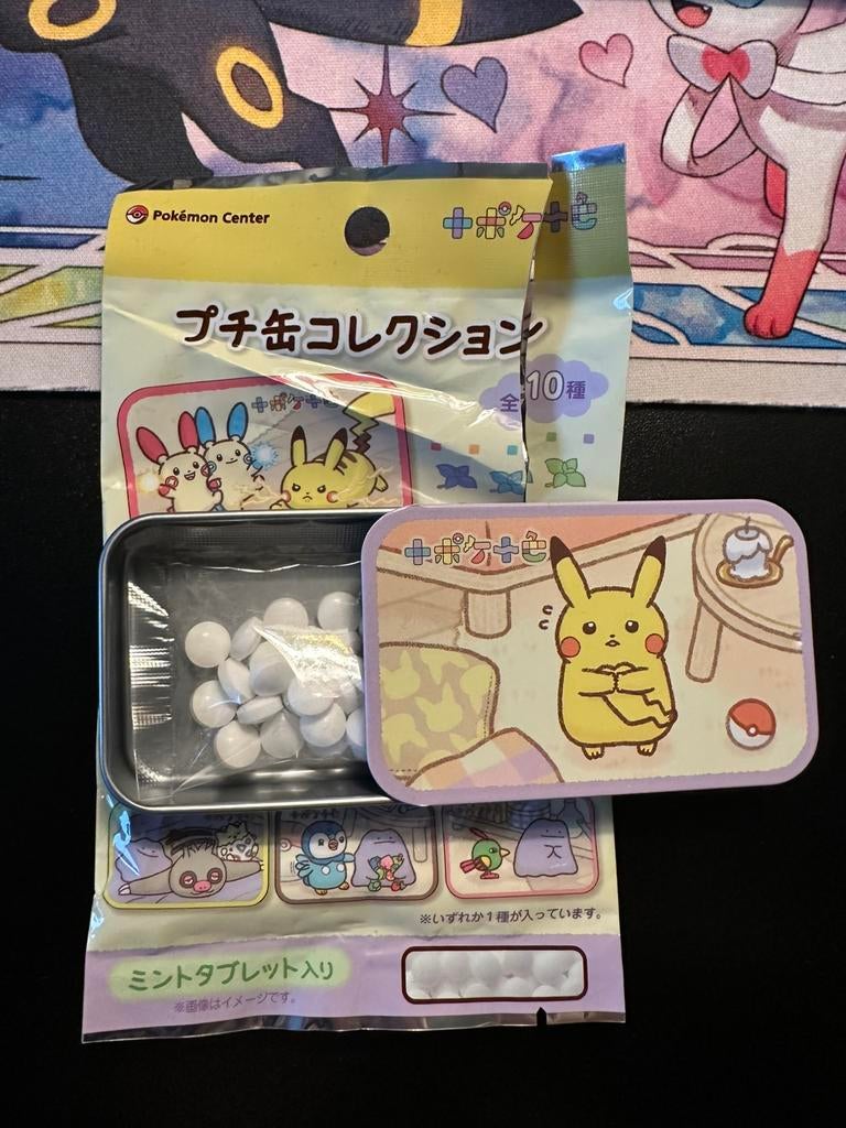 Pokemon Center: smint tin Pikachu, Ophalen of Verzenden, Zo goed als nieuw