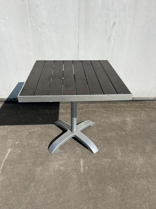 13 stuks Luxe horeca Terras tafels Satteliet 80x80 cm, Tuin en Terras, Tuinmeubel-accessoires, Ophalen