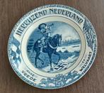 Wandbord 2e wereldoorlog bevrijding Delfts blauw, Ophalen of Verzenden