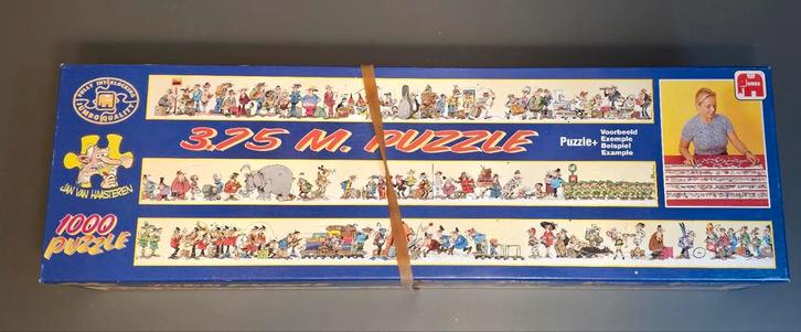 Jan van Haasteren langste ter wereld, 3,75 m, Hobby en Vrije tijd, Denksport en Puzzels, Gebruikt, 500 t/m 1500 stukjes, Ophalen