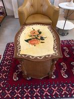 Vintage, brocante serveerwagen, antieke houten trolley, Antiek en Kunst, Antiek | Meubels | Tafels, Ophalen