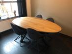 Eettafel en stoelen, Xooon Colombo licht eiken., Huis en Inrichting, Tafels | Eettafels, Ophalen, 100 tot 150 cm, Eikenhout, 200 cm of meer